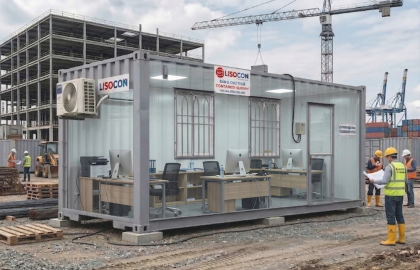 Container Văn Phòng 20ft: Giải Pháp Tối Ưu Cho Ban Quản Lý Dự Án Tại Công Trường